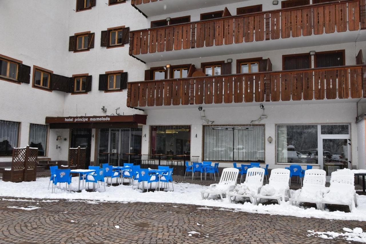 Hotel Principe Marmolada Malga Ciapela Bagian luar foto