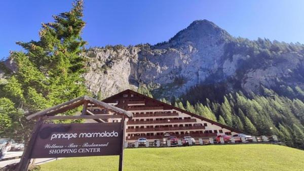 Hotel Principe Marmolada Malga Ciapela Bagian luar foto